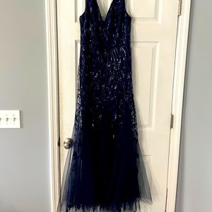 Formal navy dress